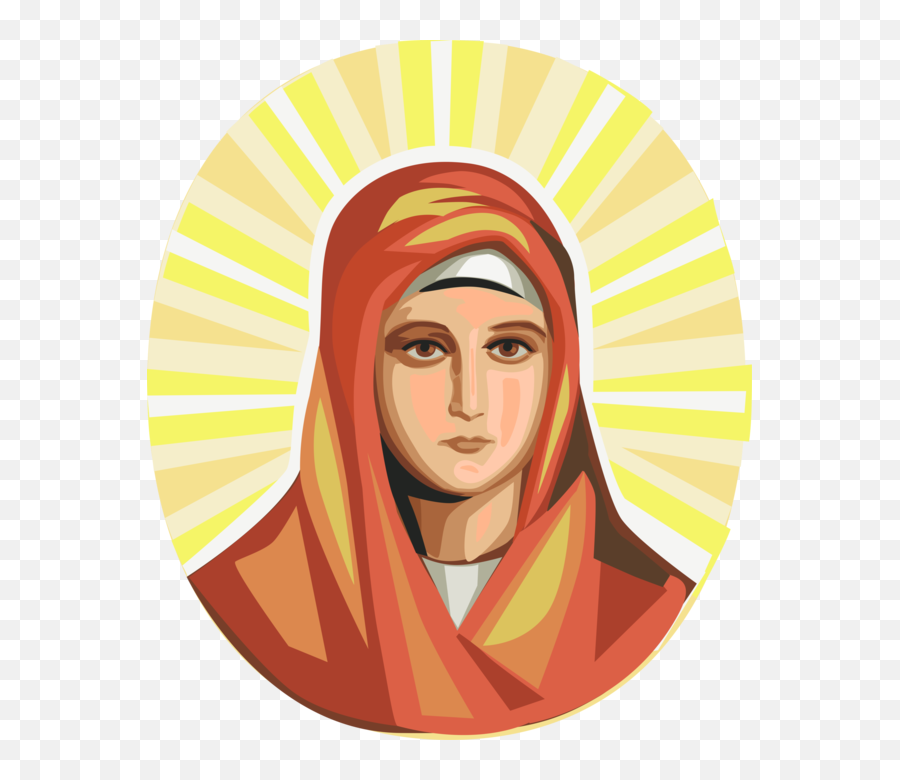 Virgin Mary Royalty Free Vector Clip - Illustration Png,Virgin Mary Png