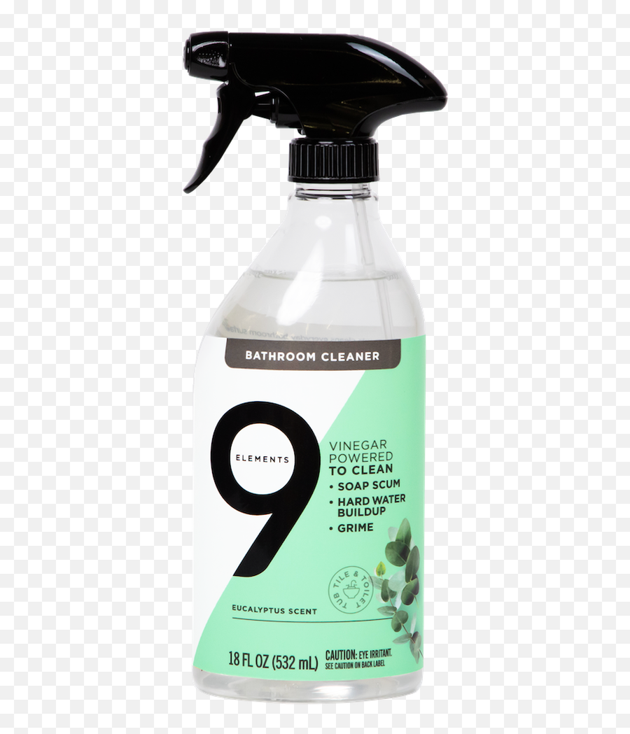 Bathroom Cleaner Spray Eucalyptus 9 Elements - Vinegar 9 Elements Lemon Scent Multi Purpose Cleaner Png,Clean Bathroom Icon