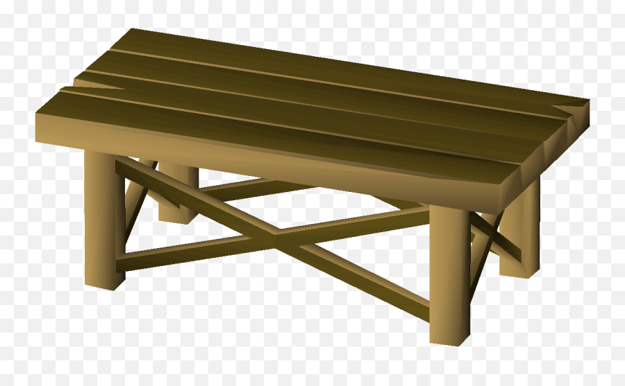 Wooden Workbench - Osrs Wiki Outdoor Table Png,Make Xp Icon