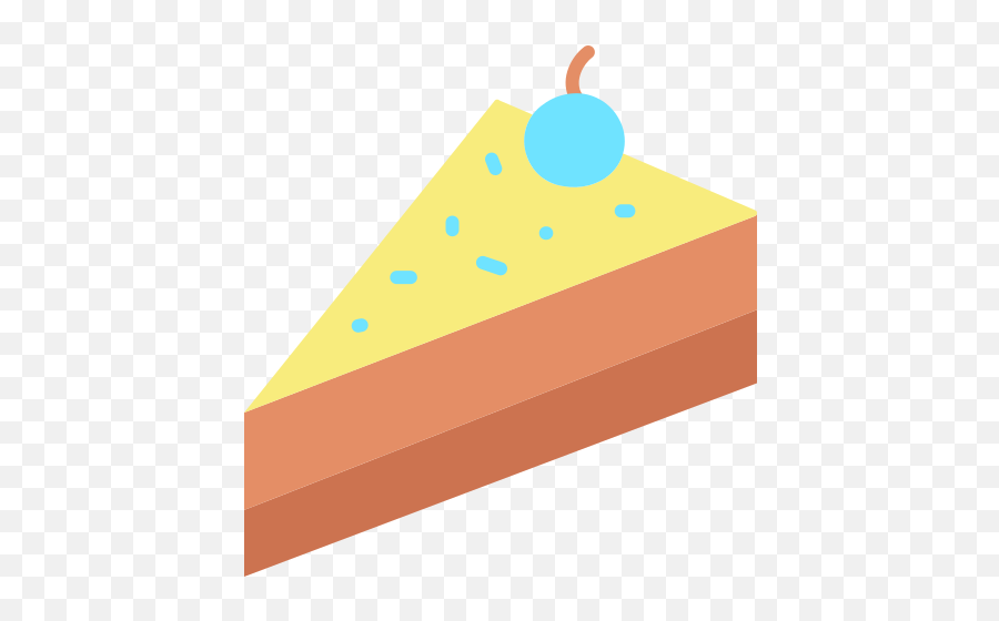 Cake Slice - Free Food And Restaurant Icons Horizontal Png,Cake Slice Icon
