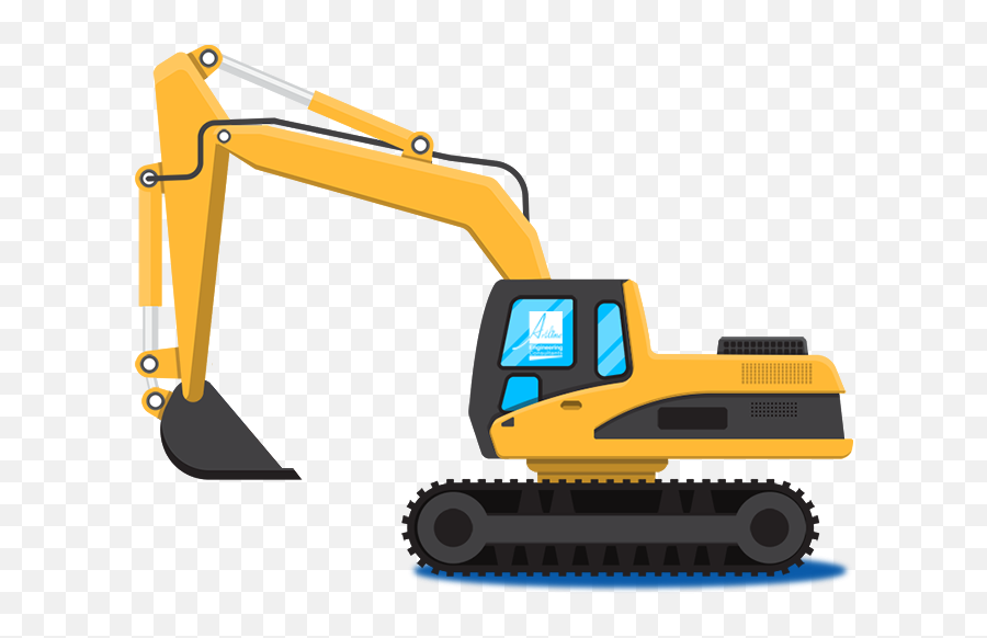 Bulldozer Clipart - Full Size Clipart 5479732 Pinclipart Horizontal Png,Bulldozer Icon