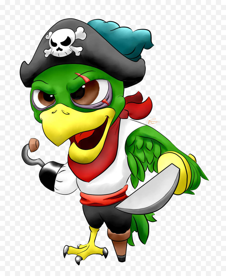 Pirate Parrot Png Image - Pirate Parrot Transparent Parrot Pirate Png,Parrot Transparent Background
