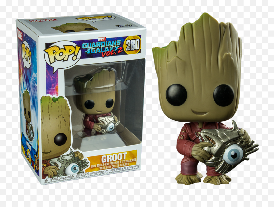 Vol 2 Vinyl Guardians Of The Galaxy Groot With Cyber Eye - Funko Pop Han Solo Carbonite Png,Guardians Of The Galaxy Vol 2 Png