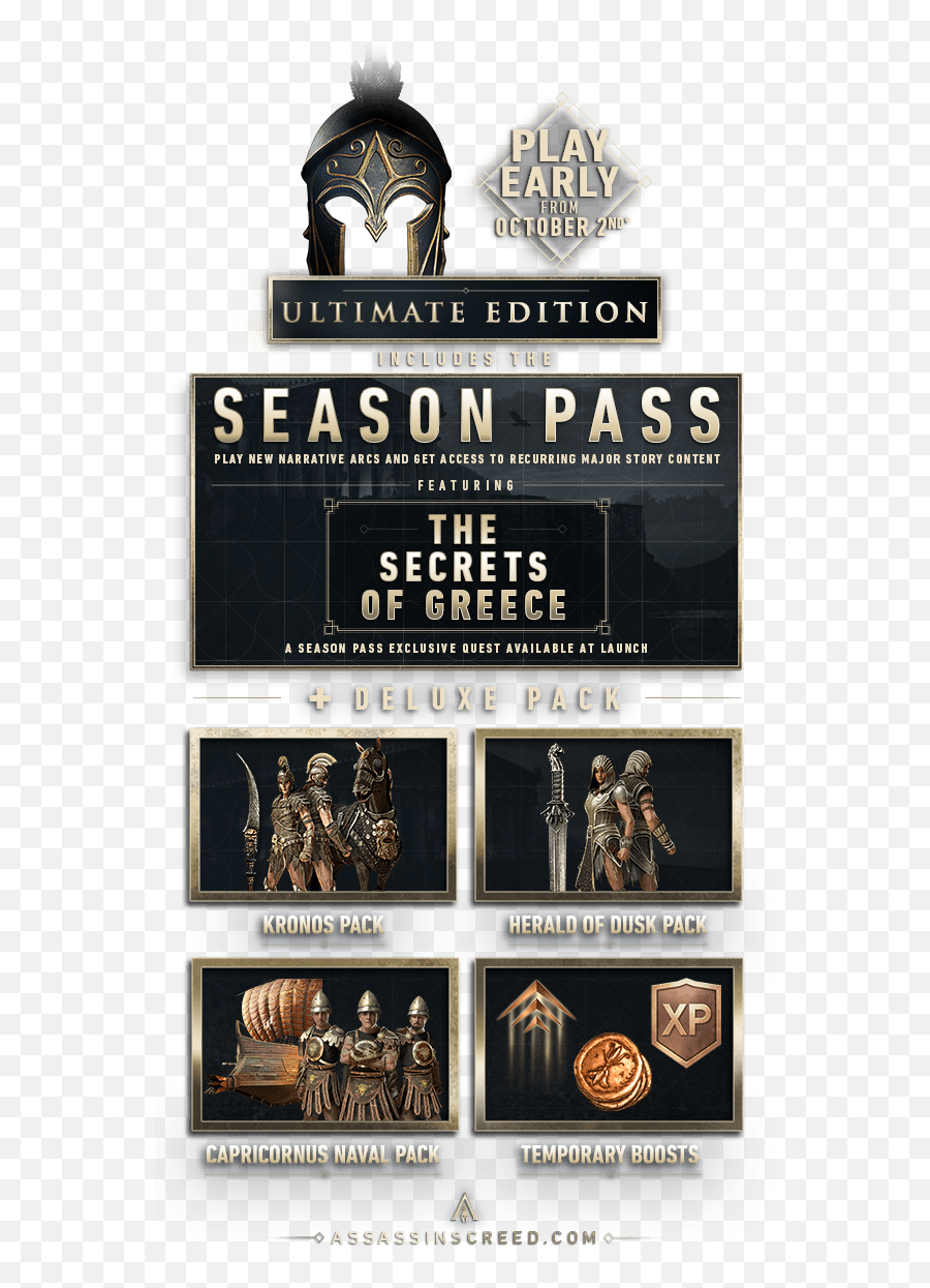 Assassinu0027s Creed Odyssey - Ultimate Edition Gamesload Creed Odyssey Ultimate Edition Logo Png,Assassins Creed Logo Png