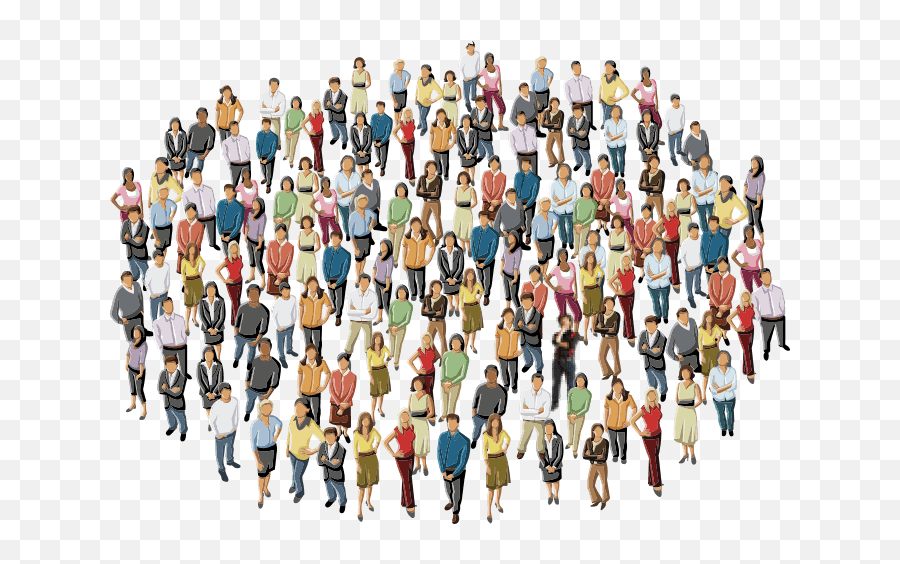 Spcp47 Sociable People Clipart Png Big Pictures Hd - Crowd,Crowd Of People Png