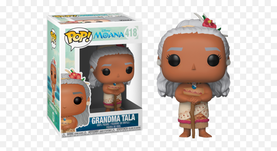 Gramma Tala - Moana Funko Pop Disney 418 Disney Moana Funko Pop Png,Moana Png Transparent