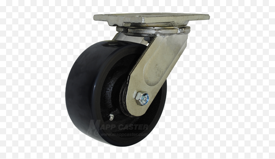 6 X 2 - 12 Polyurethane On Iron Wheel Hs Swivel Caster 1700 Lbs Capacity Solid Png,Icon Poly