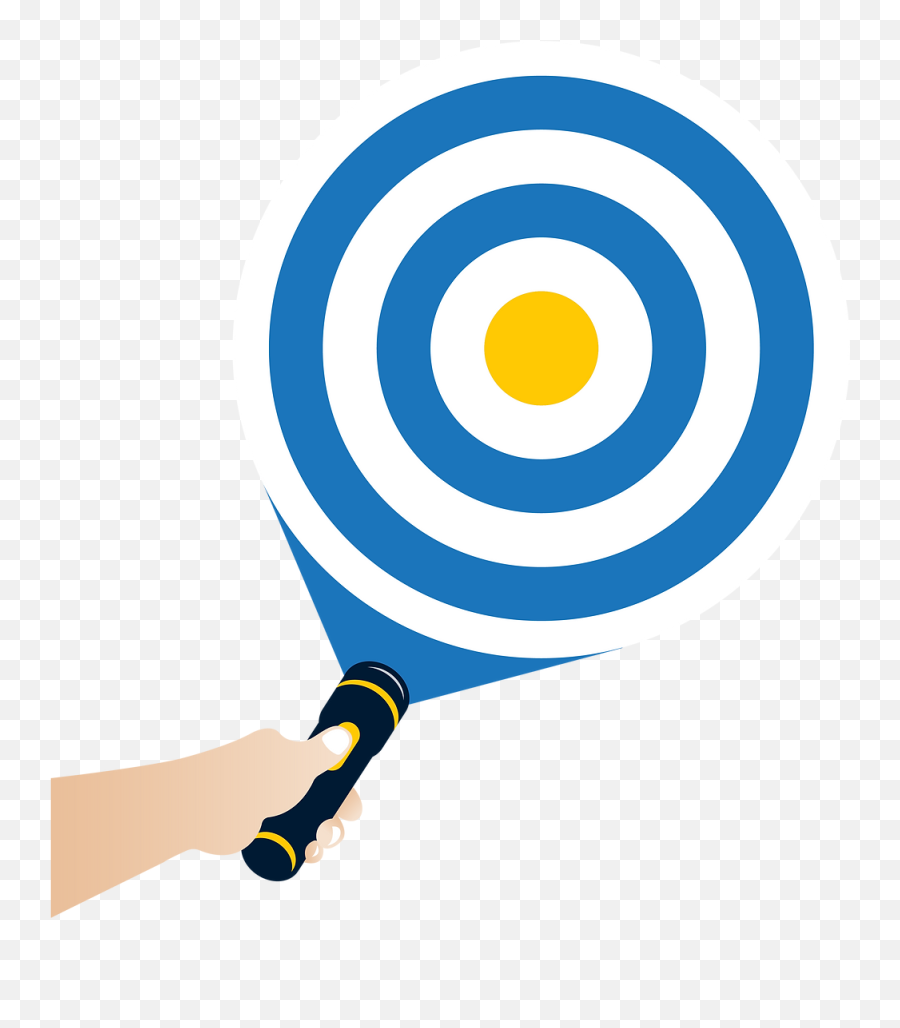 Flashlight In A Dark Cave - Yellow Circle Png,Icon Post Target