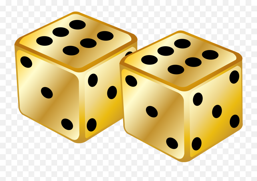 Download Yellow Dice Png - Full Size Png Image Pngkit Gold Dice Png,Dice Transparent Background