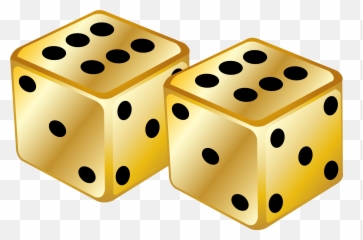 Download Yellow Dice Png - Full Size Png Image Pngkit Gold Dice Png,Dice Transparent Background