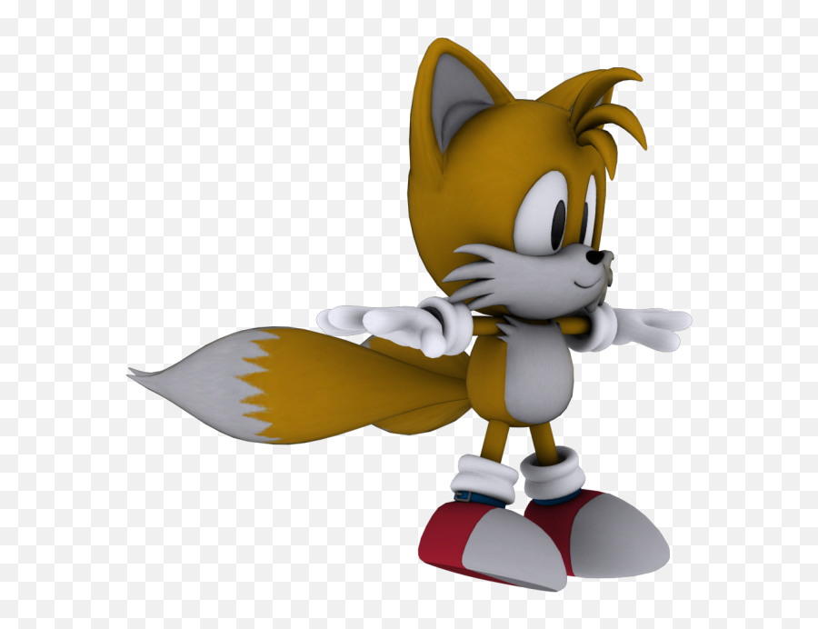 Pc Computer - Miles Tails Prower Model Png,Tails Png