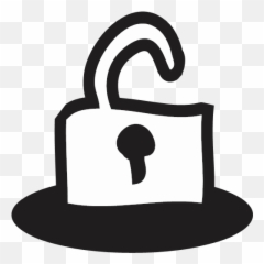 Delete Folder Handrawn Lock Open Remove Icon - Social png