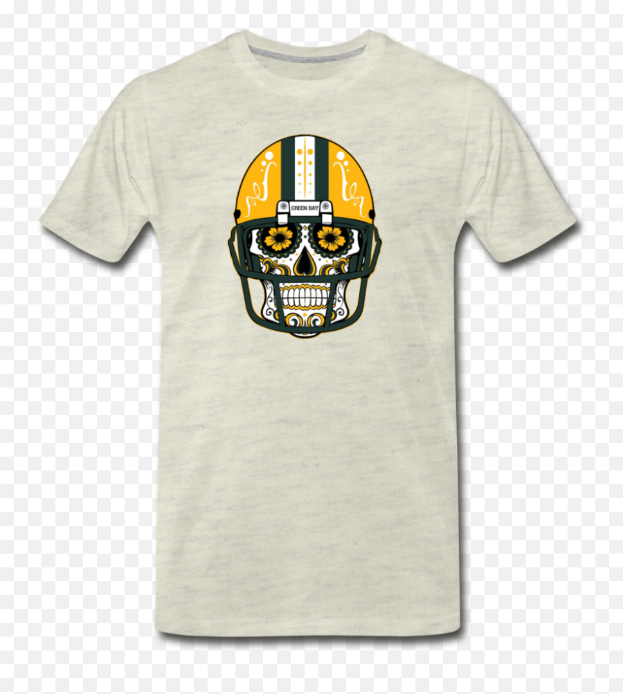 Green Bay Skull - Heather Oatmeal M Png,Icon Skull Gloves