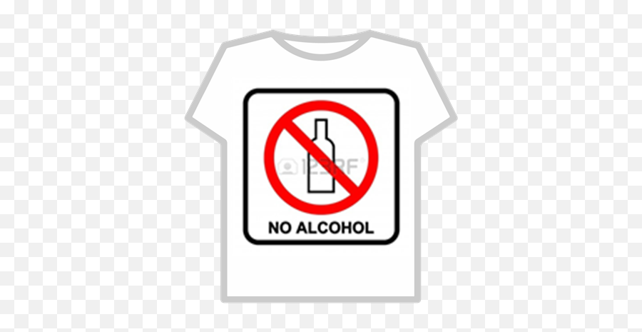 17212332 - Noalcoholsignonwhitebackground Roblox Roblox Logo T Shirt Roblox Png,Clout Goggles Transparent Background