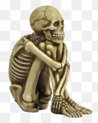 Skeleton Mmmk Png Official Psds - Sitting
