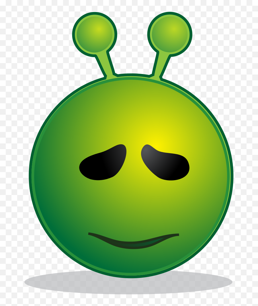 Green Crazy Alien Png Transparent Image Mart - Smiley Alien,Crazy Face Png
