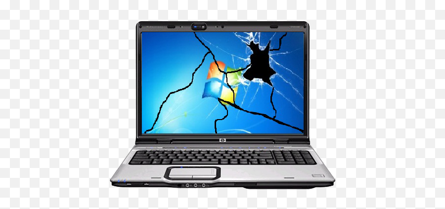 Download Free Png Broken Laptop Screen - Lap Hp Pavilion Dv9000,Laptop Screen Png