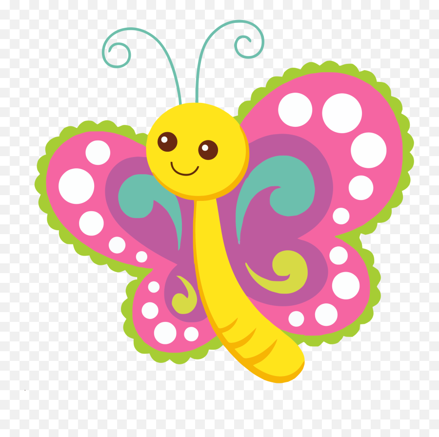 Cute Cartoon Png Transparent Picture - Cartoon Butterfly Clipart,Transparent Cartoons