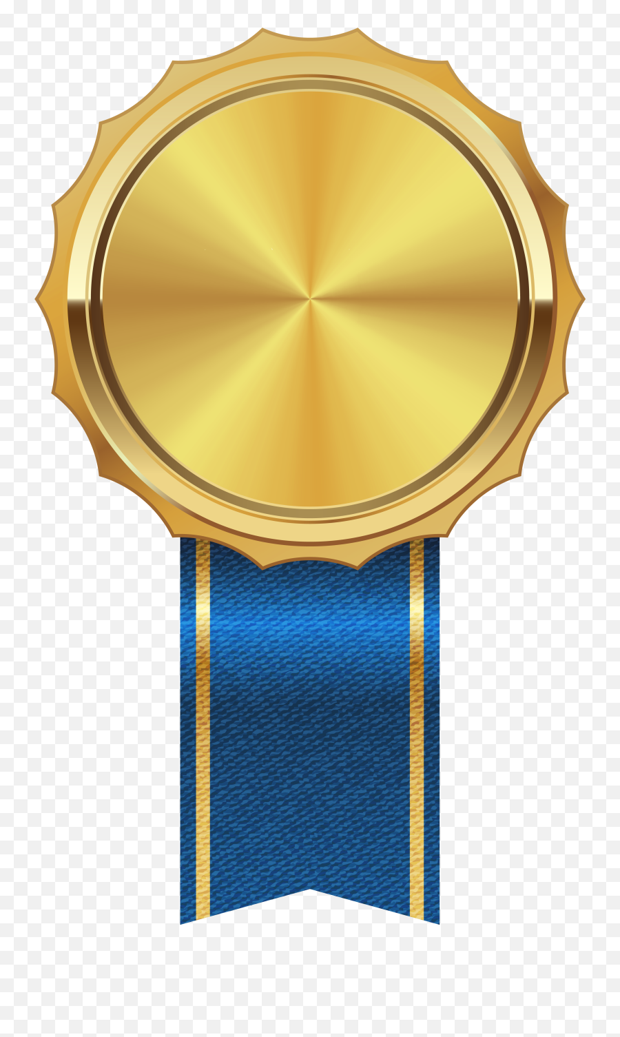 Gold Medal Png - Gold Blue Ribbon Png,Gold Ribbon Transparent Background