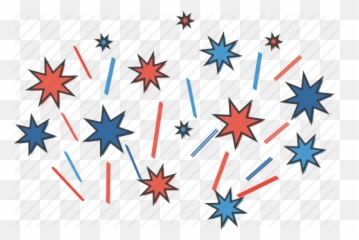 39 Cliparts 4th Of July Fireworks Clipart Png Characters - Icon