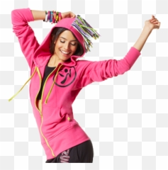 Download Zumba Dancing Girl Png - Female Zumba Dance Png,Dancing Girl Png