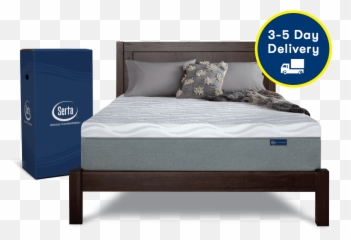 Download Mattress In A Box - Serta PNG Image 9 Inch Gel Memory Foam