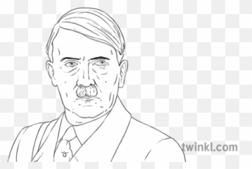 Adolph Hitler Black And White - Gentleman png