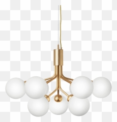 Apiales 9 Brushed Brass Nuura - Chandelier Png,Chandelier Png