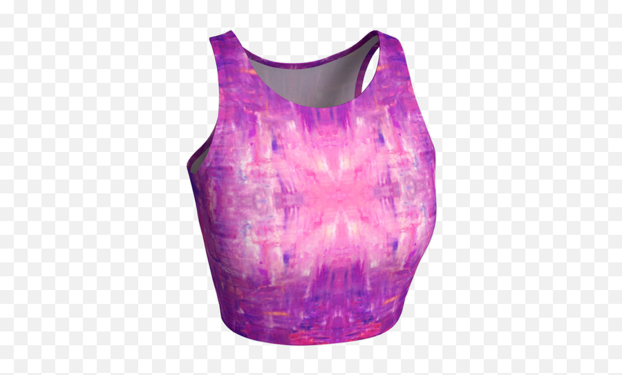 Athletic Crop Top - Active Tank Png,Purple Star Png