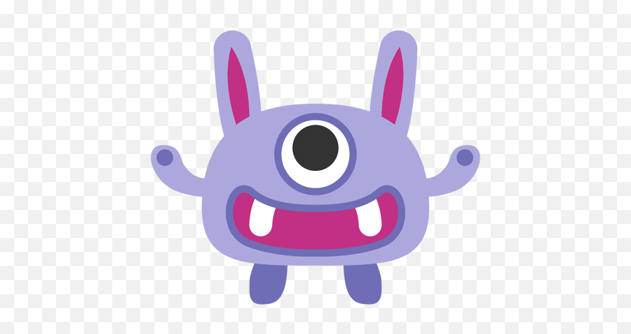 Cute One Eyed Monster Cartoon - Transparent Png U0026 Svg Vector Monster Cartoon Png,Monster Transparent Background