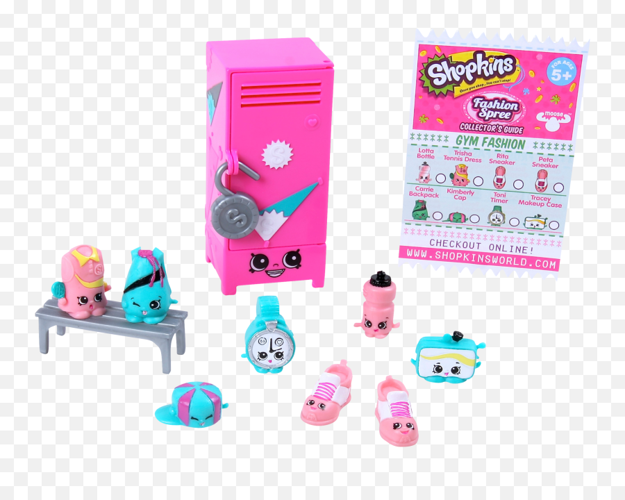 Shopkins Fashion Spree Set Gym Large - Shopkins Shopkins Fashion Spree Png,Shopkins Logo Png