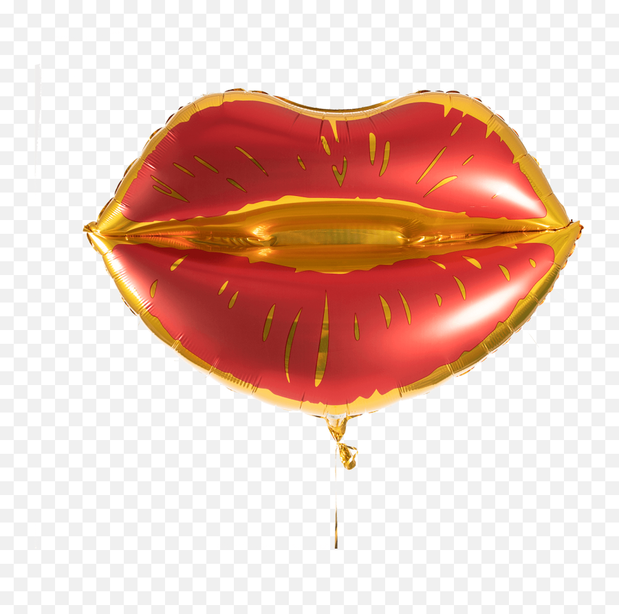 Sexy Lips Helium Filled Balloon - Balloon Png,Gold Lips Png