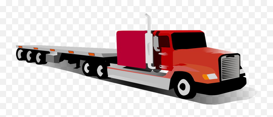 Big Truck Eighteen Wheeler Tractor - Logistics Modes Of Transport Png,18 Wheeler Png
