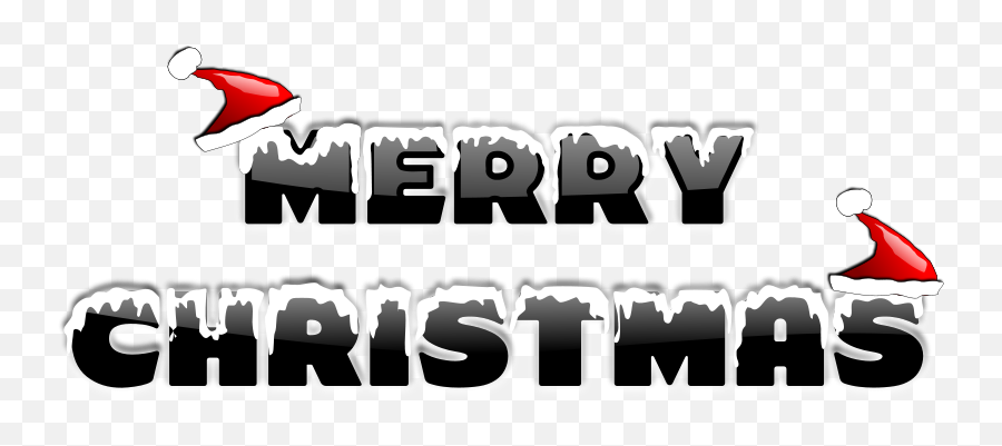 Merry Christmas Free Svg - Merry Christmas In Png,Merry Christmas Logo