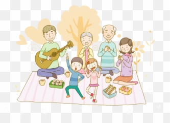 Family Picnic Png - Tranh V Picnic,Picnic Png