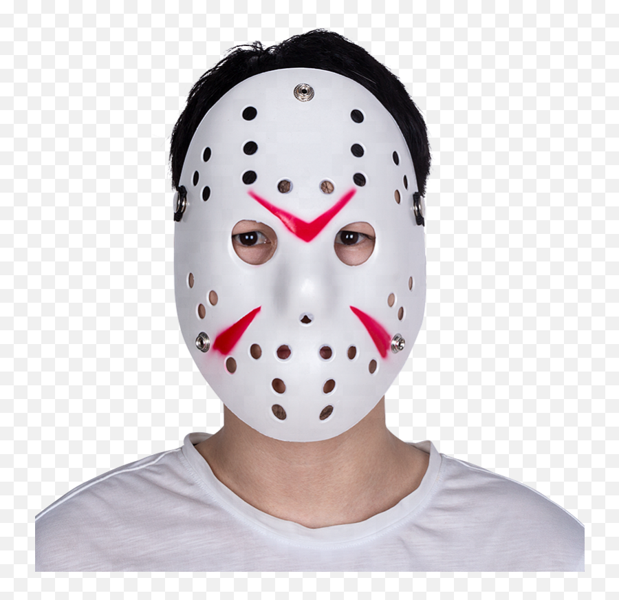 Download Hd 2018 White Plastic Jason - Mask Png,Jason Mask Png