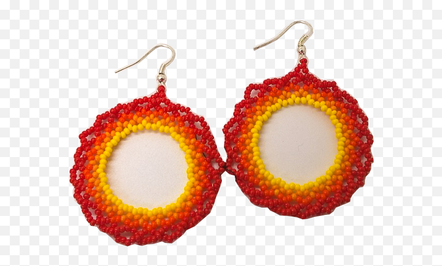 Download Aretes Circulo Fuego Rojo - Earrings Png,Circulo Rojo Png