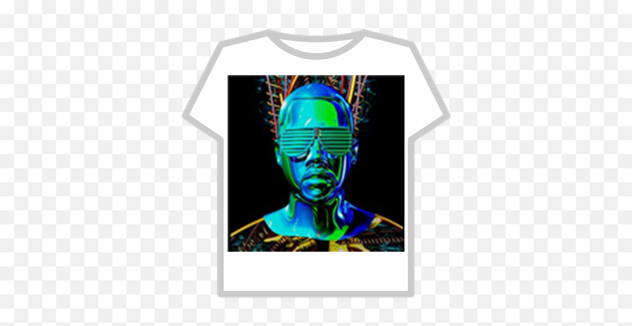 Kanye West Glow In The Dark Tour T - Shirt Roblox T Shirt Roblox Hacker Png,Kanye West Head Png