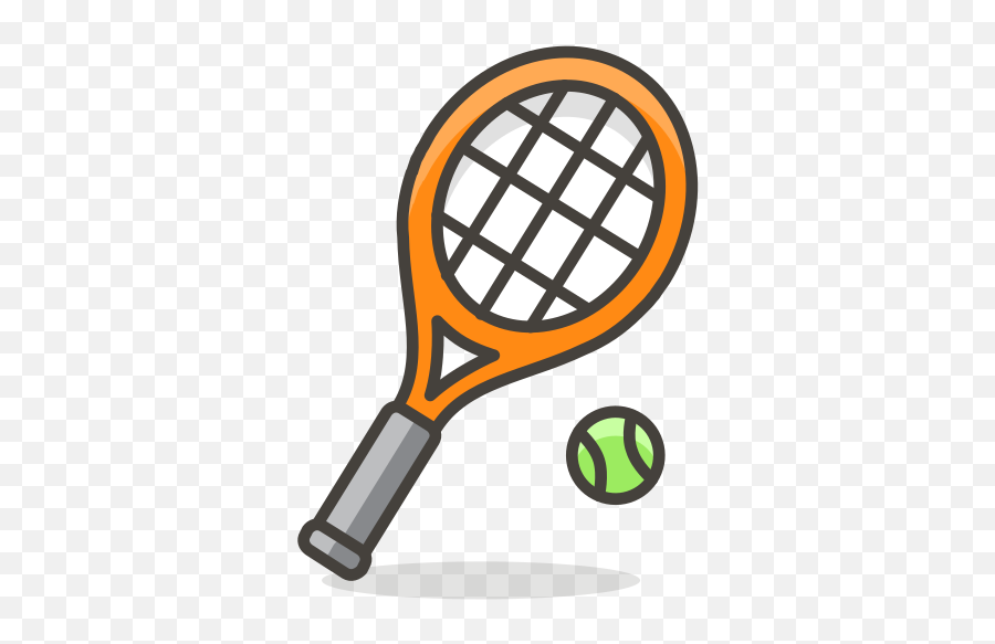 Racket Tennis Ball Free Icon Of Another Emoji Set - Icon Tennis Png,Tennis Racket Png