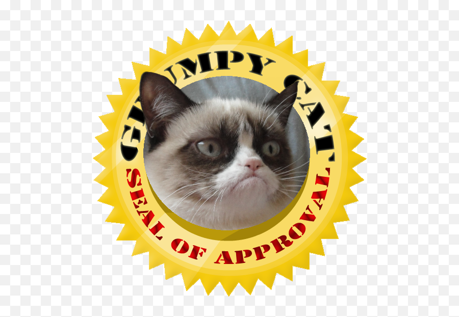 Grumpy Cat - Seal Of Approval A Photo On Flickriver Png,Grumpy Cat Png