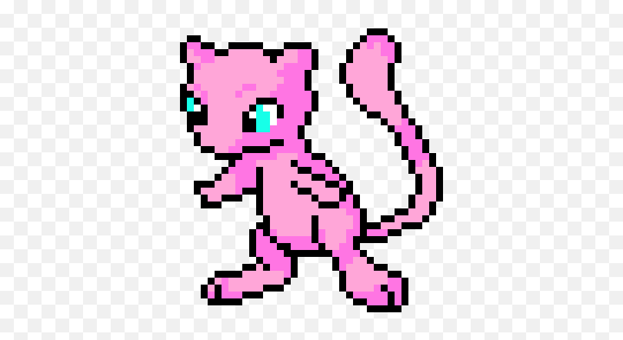 Pokemon Mew Pixel Art Maker - Mew Perler Bead Png,Mew Png