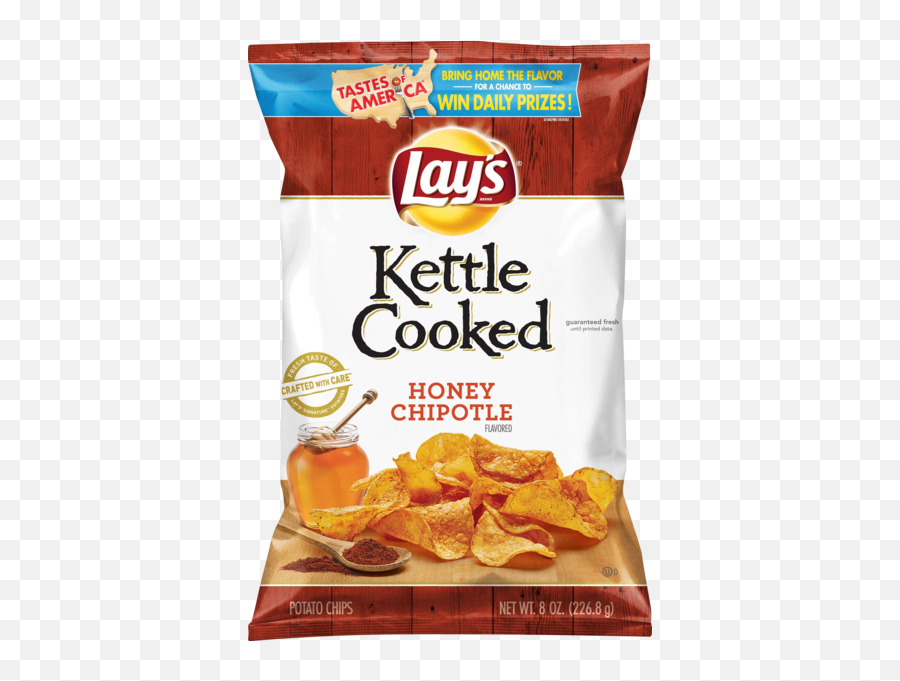 Layu0027s Kettle Cooked Honey Chipotle Potato Chips 8 Ounce - Kettle Cooked Flamin Hot Png,Bag Of Chips Png