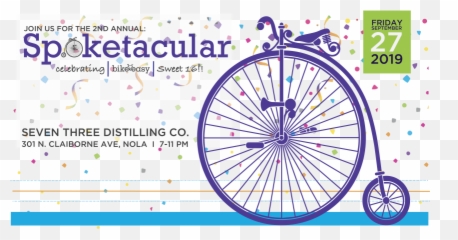 Announcing Spoketacular Sweet 16 Bike Easy - Vintage Big Wheel Bike Png,Sweet 16 Png