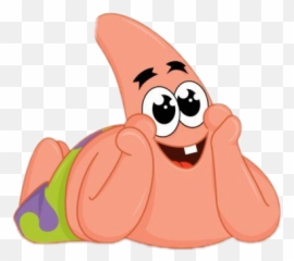 Spongebob Patrick Cute Star Sticker - Png
