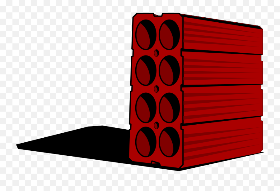 Red Construction Brick Png Svg Clip Art For Web - Download Horizontal,Construction Clipart Png