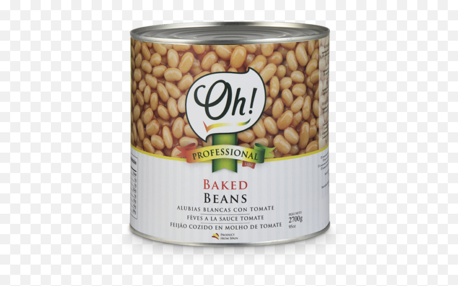 Canned Baked Beans - Oh Products Professional Line Baked Beans Png,Baked Beans Png