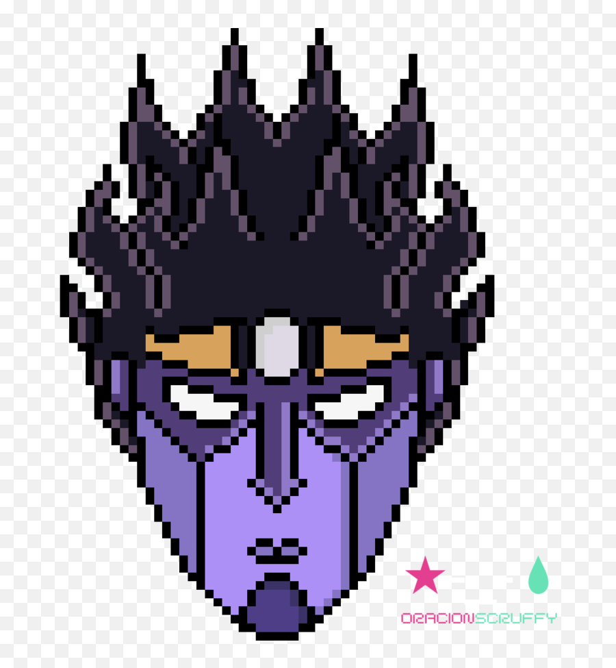 Star Platinum Pixel Art By Oracionscruffy - Daxks7x Pixel Pixel Art Star Platinum Png,Star Platinum Png