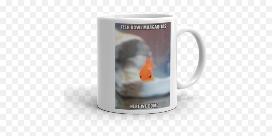 Fish Bowl Margaritas Here We Come - Grumpy Fish Make A Meme Magic Mug Png,Fish Bowl Png