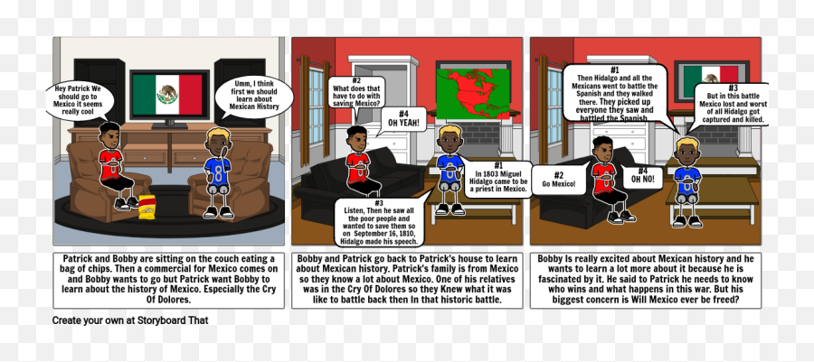 Mexican Storyboard Par 21310c7f - Cartoon Png,Mexican Png