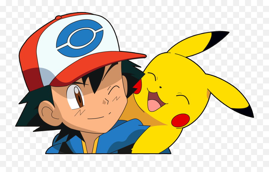 Pikachu Smiling Pokemon Transparent Png - Pokemon Ash Y Pikachu,Pokemon Png Images